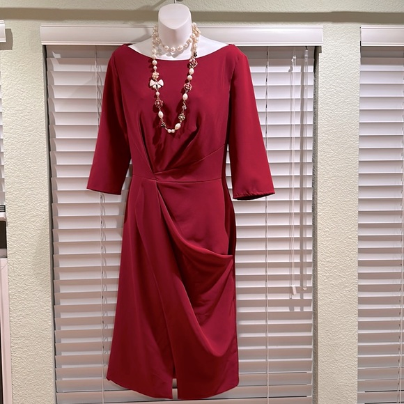 JS Collections holiday midi dress - Picture 1 of 6